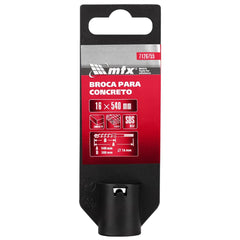 Broca Concreto SDS Max 16x540mm 1PC MTX Liga Carboneto