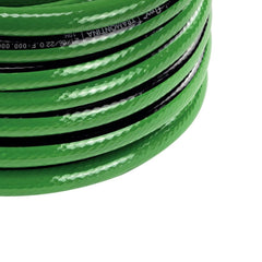 Mangueira Flex 10m 4 Camadas PVC 10 bar 50°C Verde Faixa Preta Irrigação Eficiente Tramontina