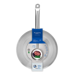 Frigideira Tramontina Professional Rasa Aço Inox Fundo Triplo 30 cm 2,9 L Indução