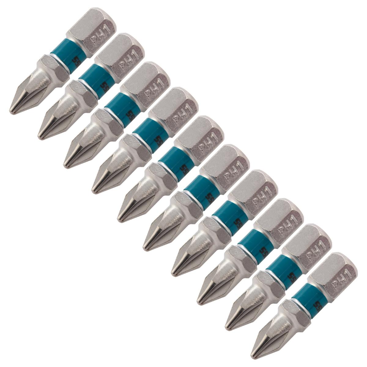 Bits Phillips PH1 Rápido 25mm 10PCS Haste 1/4 Gross 1132956