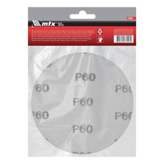 Disco De Lixa Com Velcro 115 Mm Grão 60 10 Peças Mtx P60 Abrasivo