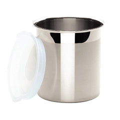 Pote Tramontina Cucina Em Aço Inox 2,3 L 14 Cm Para Mantimentos Com Tampa Plástica