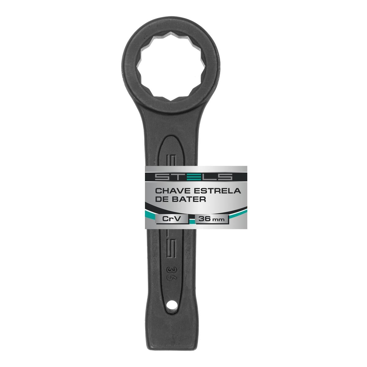 Chave Estrela De Bater 36mm Stels 1427555 Aço Carbono 45 Fosfatizada