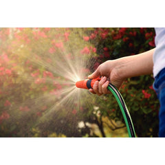 Mangueira Flex Para Jardim Tramontina 25m 10 Bar 50°C Com Esguicho E Engate Rosqueado