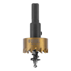 Serra Copo Para Metal 26mm Revestimento Nitreto Titânio Denzel Aço HSS Broca Centralizadora