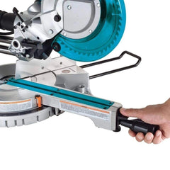 Serra de Esquadria Industrial 1400W Chave Coletor de Pó Esquadro Morsa Disco LS0815FL 220V Makita