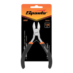 Mini Alicate Corte Diagonal 5'' (130mm) Niquelado Abertura Automática Cabo Dupla Injeção Sparta Mini 1782455