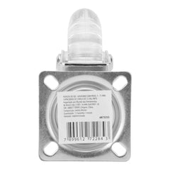 Rodízio De Gel Giratório Sem Freio 3'' 75mm 55kg Capacidade De Carga Poliuretano Aço Galvanizado MTX 6873355