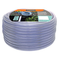 Mangueira Cristal Tramontina em PVC 1 Camada 100m Pressão 5 Bar Irrigação Jardim