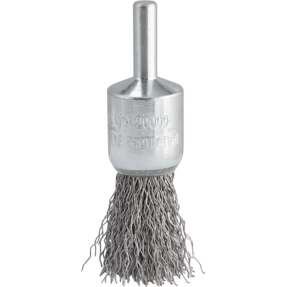 Escova Pincel 19Mm Haste 6Mm 20000Rpm Aço Inox Ondulado Vonder