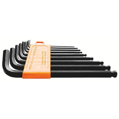 Jogo De Chaves Hexagonais Abauladas 9 Peças Tramontina Pro Aço Cromo Vanádio Temperado