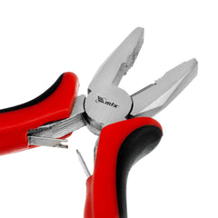 Alicate Universal Niquelado Mini 130mm Cabo Dupla Injeção Aço 45 MTX 178169
