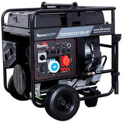 Gerador a Gasolina Toyama TG22000CXE3-DR-XP 22kVA Trifásico Monofásico 19kW 18kW Partida Elétrica Potente