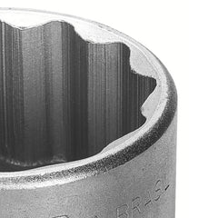 Soquete Estriado 19 mm 3/4 Hyper Drive Aço Cromo Vanádio Norma DIN 3124 Cromado Tramontina PRO