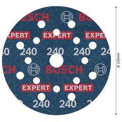 Jogo De Disco De Lixa Bosch Expert O780 125mm G240 C/ 6 Un
