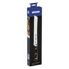 Faca Para Pão Tramontina Century Wood 8 Polegadas Aço Inox Forjado Cabo Madeira Tratada Castanho