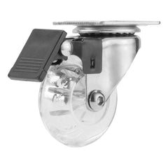 Rodízio Giratório com Freio 50mm Carga 35kg Poliuretano Aço Galvanizado MTX 6873755