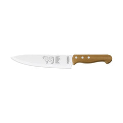 Kit Para Churrasco Tramontina 3 Peças Aço Inox E Madeira Natural Com Tábua E Faca