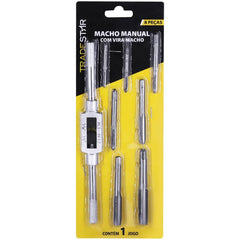 Jogo de Macho com Vira Macho 3 - 12 mm 8 Peças CR-V Tradestar
