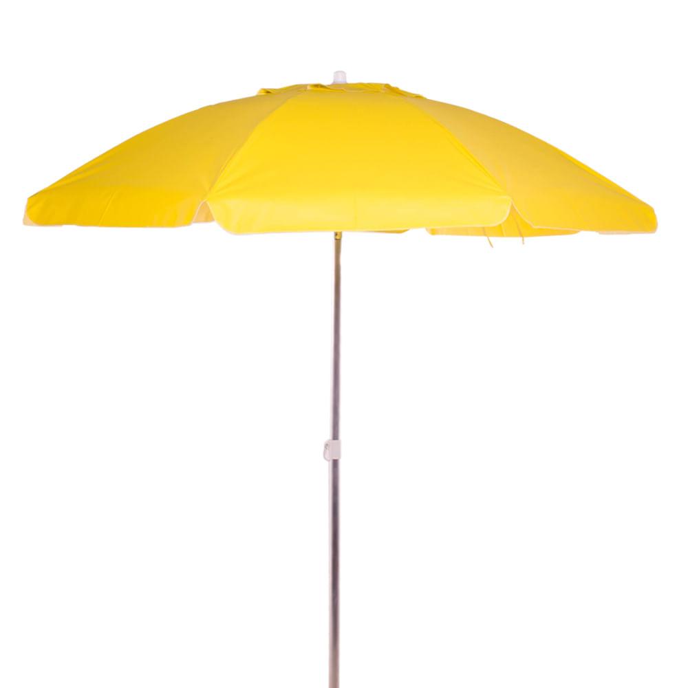 Guarda-Sol Bagum Articulado Vareta Fibra 2,0 M  Amarelo
