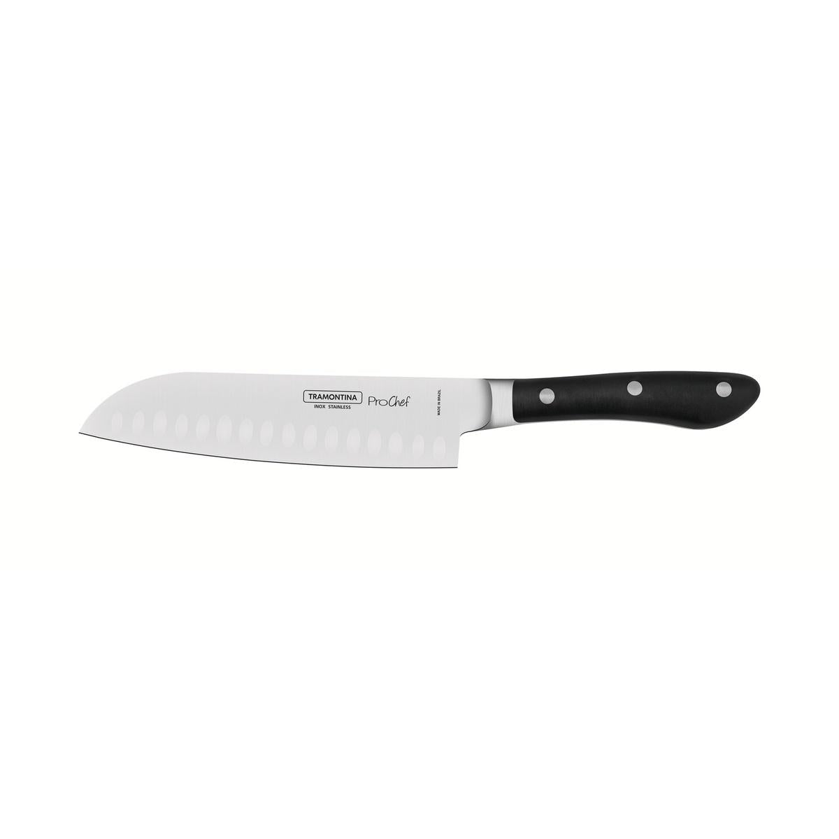 Faca Santoku Tramontina Prochef 7 Polegadas Aço Inox Cabo Policarbonato