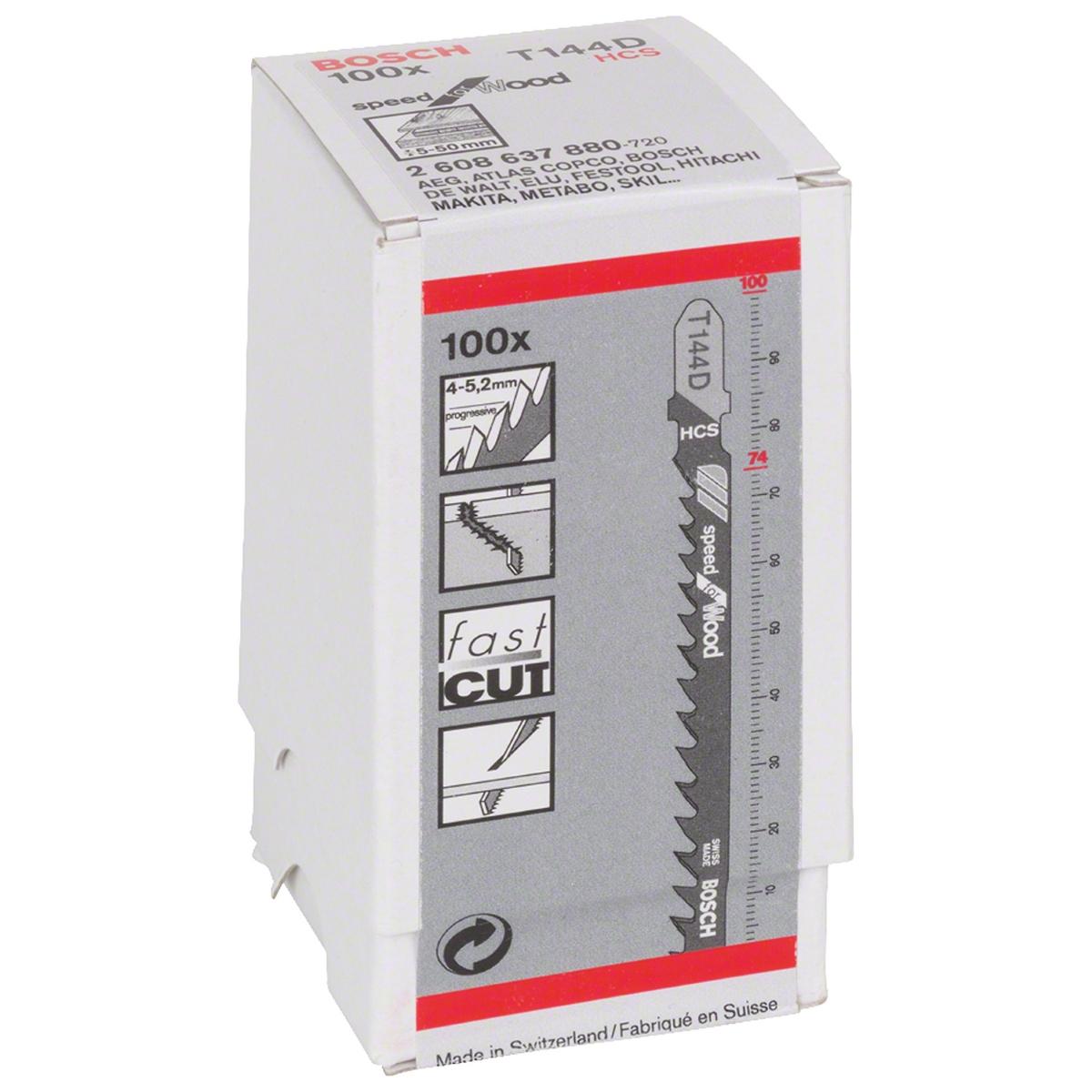 Lâmina Serra Tico Tico Bosch Speed For Wood T144D 100U