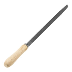Lima Triangular Bastarda 10'' 250mm Cabo Madeira Aço Carbono MTX 1603655 Precisão Acabamento
