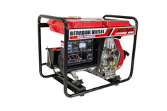 Gerador Diesel 5 KVA Mono 110/220V 60Hz MDG-5000CLE Motomil