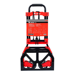Carrinho de Carga Dobrável Multiuso 80kg Plataforma 388x270mm 2 Rodas Dobrável MTX - Guimepa