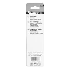Broca Aço Rápido Nitreto Titânio 6,5mm Haste Sextavada 1PC MTX Profissional
