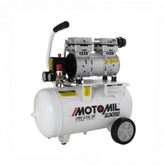 Compressor Silencioso 120Psi 127V Branco Cms-5/24B Motomil
