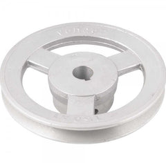 Polia Alumínio 1 Canal Perfil A 150mm com Furo 3/4" - Vonder