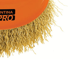 Escova Tipo Copo Arame Ondulado 4'' 0,3mm M14 Escova Aço Latonado Temperado Tramontina PRO