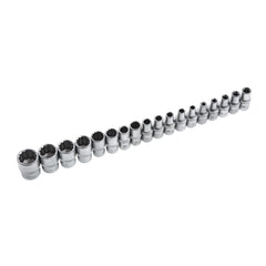 Jogo de Ferramentas 109 Peças 1/2'' 1/4'' Aço Cromo Vanádio Stels 14122455