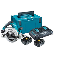 Serra Circular 185Mm Sem Fio 36V Com AWS 2 Baterias Carregador Disco Maleta DHS782PT2J 127V Makita