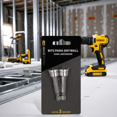 Bits Drywall 1/4" Phillips PH2 Limitador 50 mm 2 Unidades Tradestar