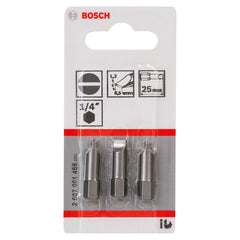 Ponta P/Parafusar Bosch Extra Hard S1,2X6,5 25mm Fenda 3U