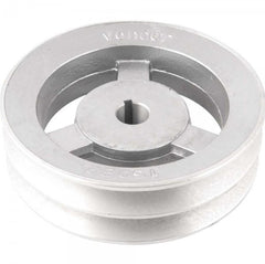 Polia Alumínio 2 Canais Perfil B 150mm com Furo 3/4" Vonder