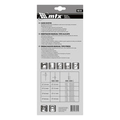 Rebitador Manual Tipo Alicate Para Rebites 2,4-3,2-4-4,8mm 225mm 1pc MTX 405159 Aço Estrutural
