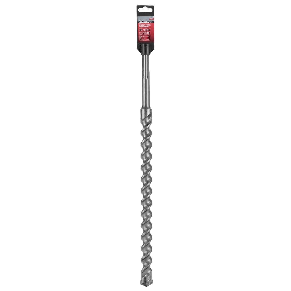 Broca Para Concreto 32mm SDS Max 570mm MTX 7129855 Alta Durabilidade