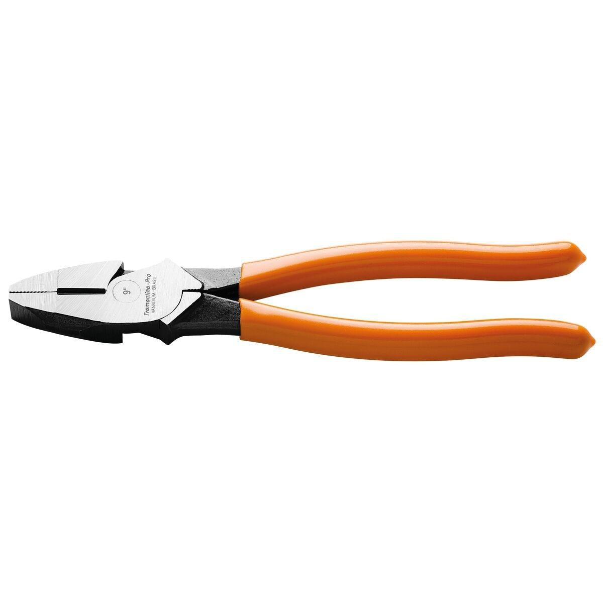 Alicate Universal 9'' Tramontina PRO Aço Cromo Vanádio Ideal Para Reparos Industriais ASME B107.20M
