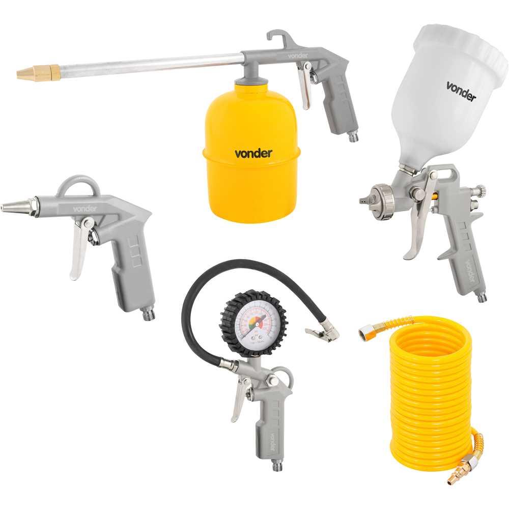 Kit Acessórios Para Compressor Com 5 Peças ACV5 Vonder