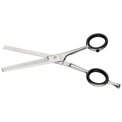 Tesoura Para Cabelo Tramontina Fio Desbaste 5,5 Aço Inox Profissional Com Anéis De Silicone E Apoio