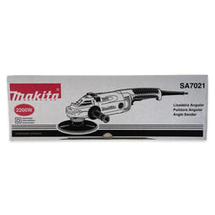 Lixadeira Angular Eletrônica 180Mm Industrial 2200W Disco de Plástico Chave Punho SA7021 127V Makita
