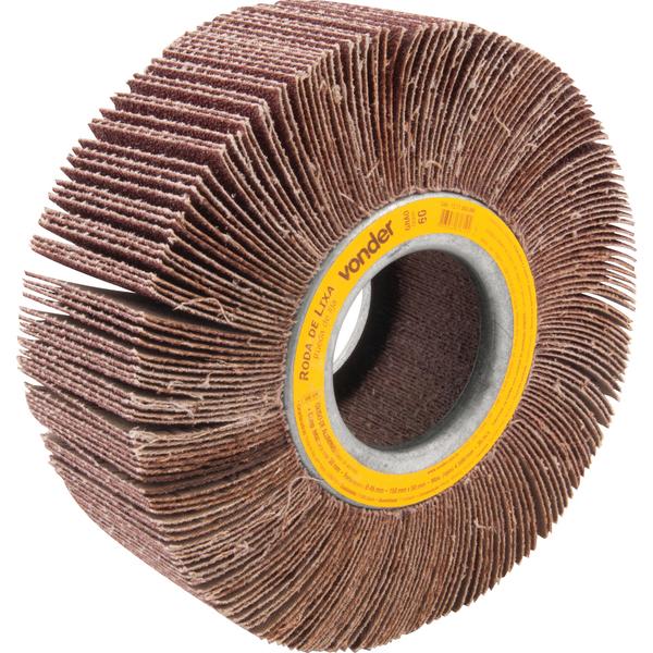 Roda de Lixa 150x50mm sem Haste G60 Vonder