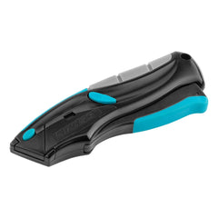 Estilete Retrátil 19mm 5 Lâminas Aço Sk-2 Cabo Tripla Injeção Mecanismo Automático