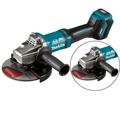 Esmerilhadeira Angular 180Mm Sem Fio 40V Resistência Água Motor BL Com Sistema AWS GA037GZ Makita