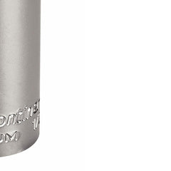 Soquete Estriado Longo 21mm 1/2'' Aço Cromo Vanádio Encaixe Superior Hyper Drive Durável Corpo Tramontina PRO