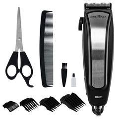 Máquina de Cortar Cabelo BCR22P Britânia Com 9 Acessórios Lâmina de Aço Inox 220V