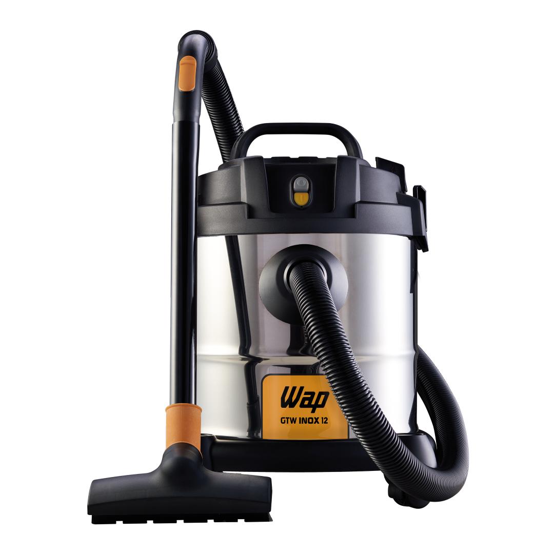 Aspirador de Pó e Água WAP GTW Inox 12 Potência de 1400W e Bocal de Sopro 127V